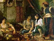 Eugene Delacroix Woman of Algiers in their Apartment painting
